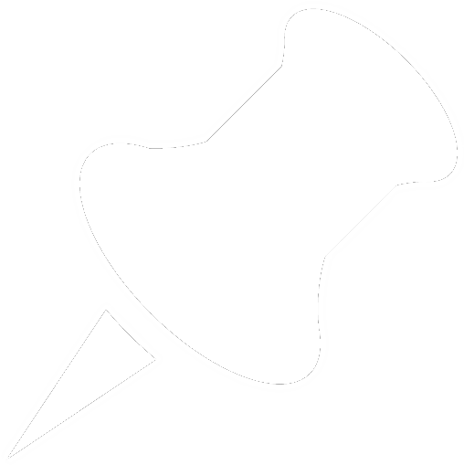 Thumbtack - Pin Icon White Transparent (563x606), Png Download