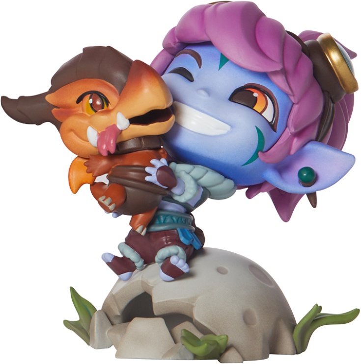 Dragon Trainer Tristana Fig-1 - Dragon Trainer Tristana Figure (870x870), Png Download