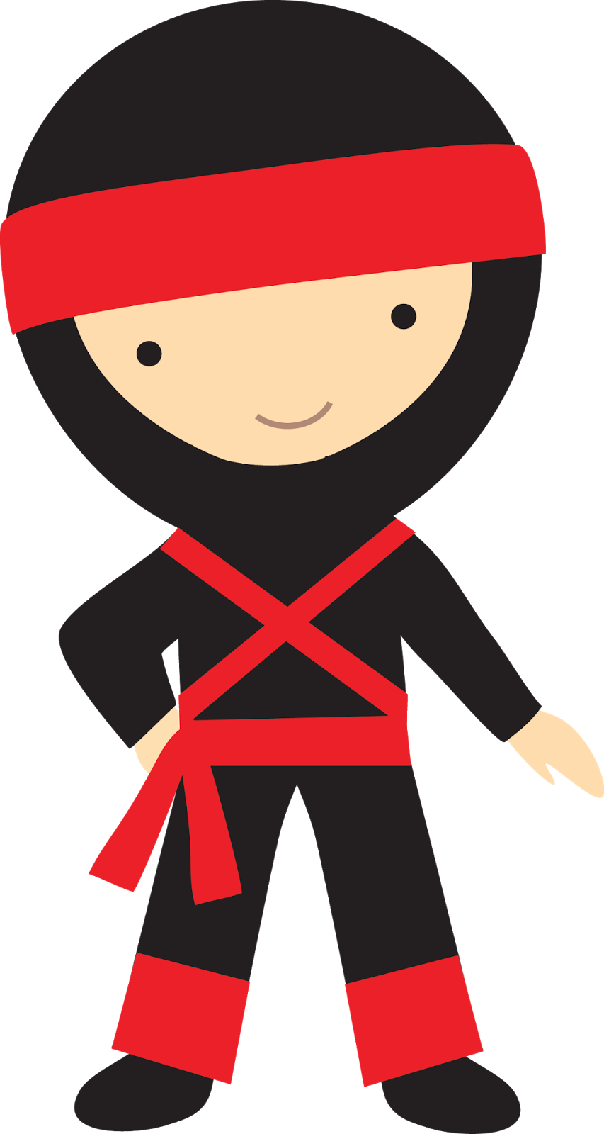 Halloween Ninja Clipart Free - Ninja Clipart Free (853x1600), Png Download