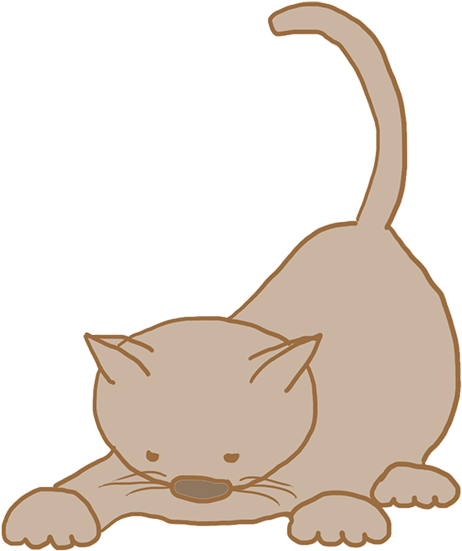 Clipart Grey Kitten - Clipart Cats Png (496x591), Png Download