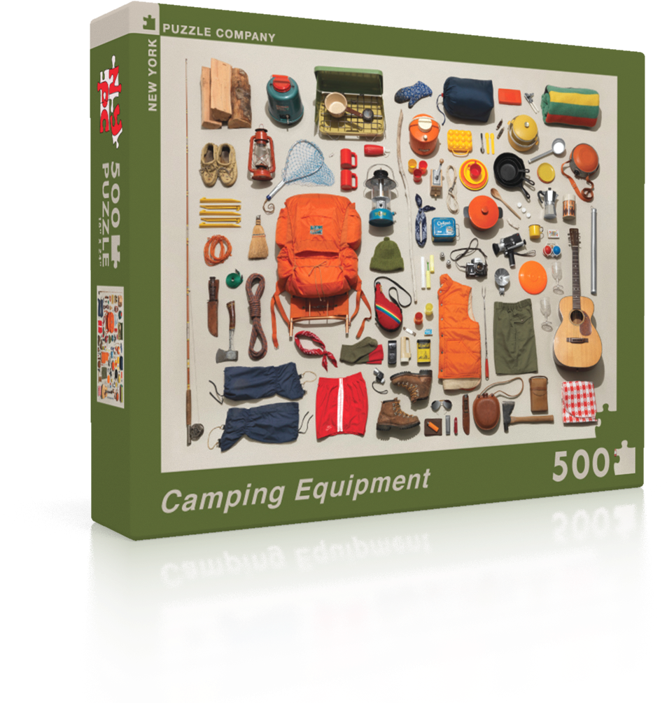 New York Puzzle Co120-img1 - Forgotten Objects (1000x1205), Png Download