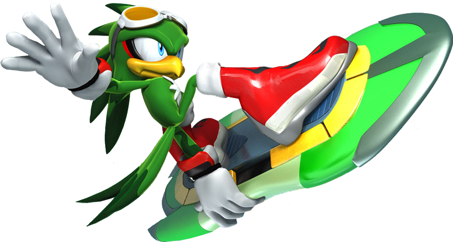 Jet-9 - Sonic Riders Jet The Hawk (942x529), Png Download
