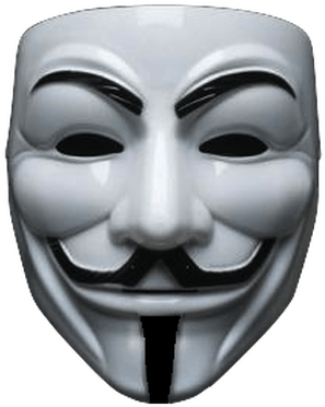 Mask Anonymous - Snapchat Cut Out Stickers (400x400), Png Download