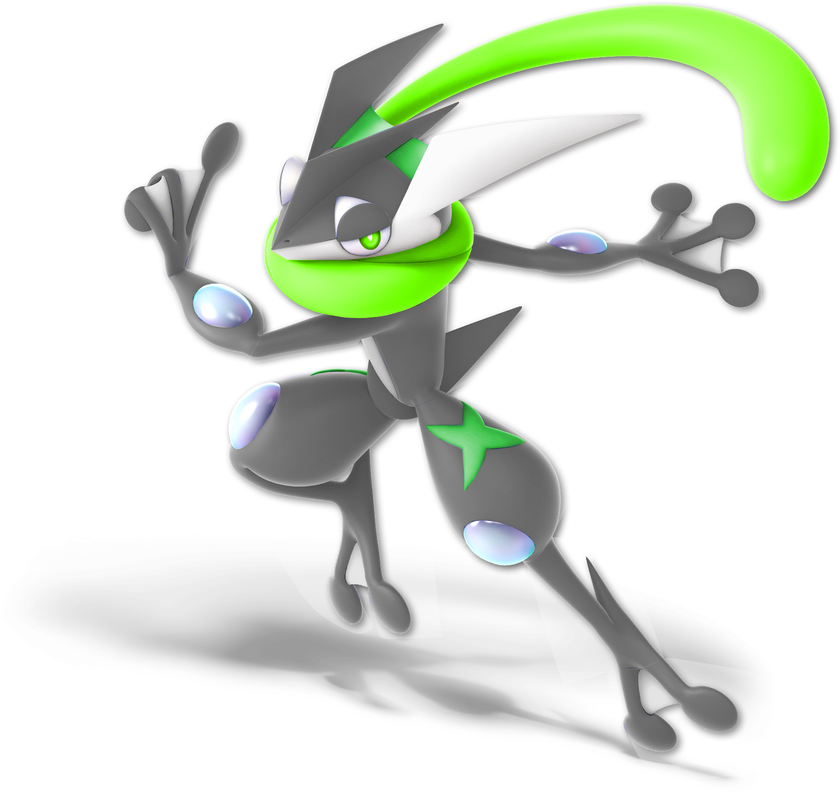 The Pokemon One I Said I As Doing Today, A Ssb4 Fan - Super Smash Bros Ultimate Greninja (1658x1564), Png Download