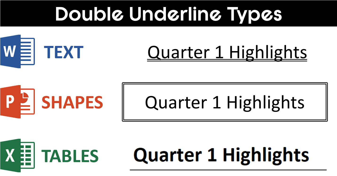 Double Underline Video Tutorial - Microsoft Excel (1431x777), Png Download