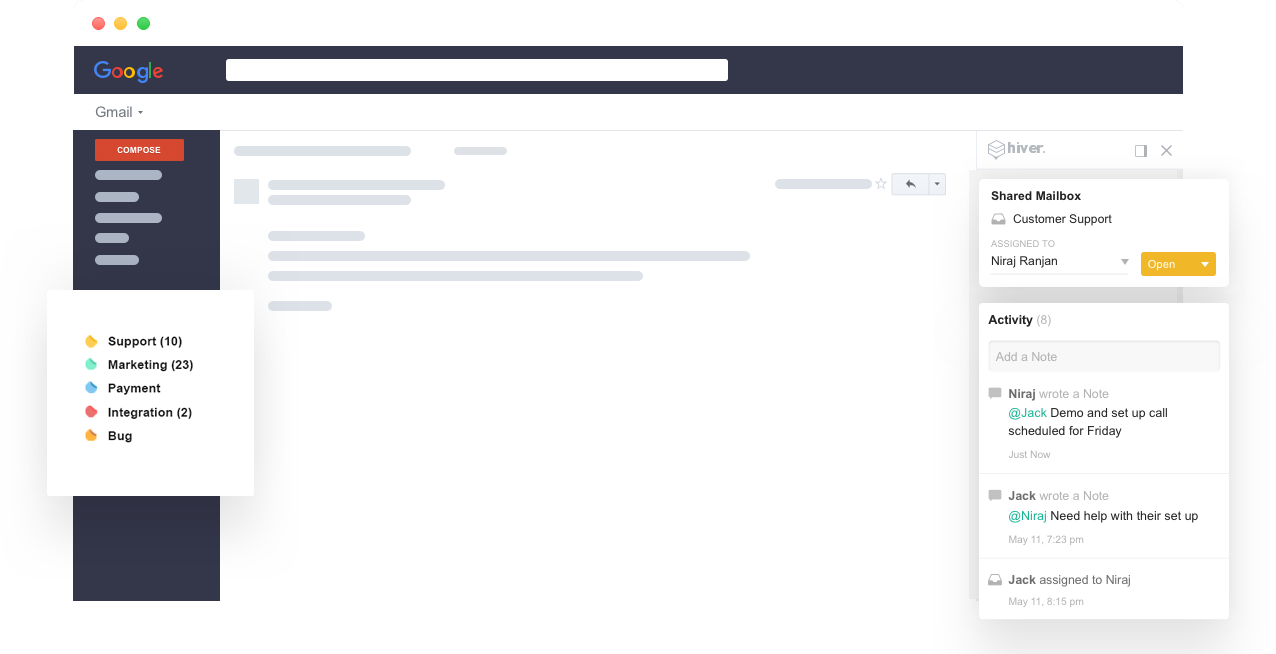 Email Inboxes Have So Much Content These Days That - Gmail (1276x654), Png Download