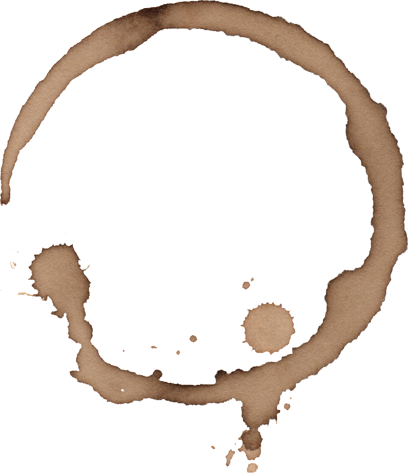 Free Download - Coffee Cup Stain Png (801x929), Png Download
