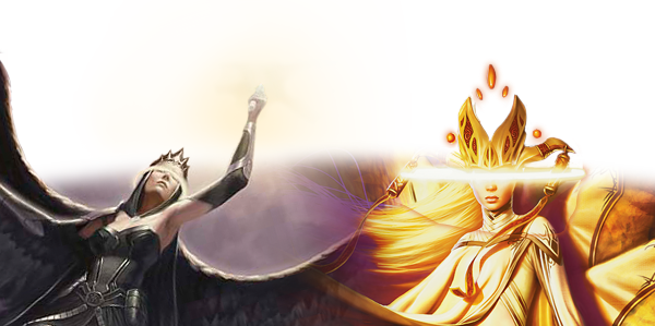 Ultimately The Halo Serves As A Shameful Kind Of Leash, - Magic: The Gathering (600x299), Png Download