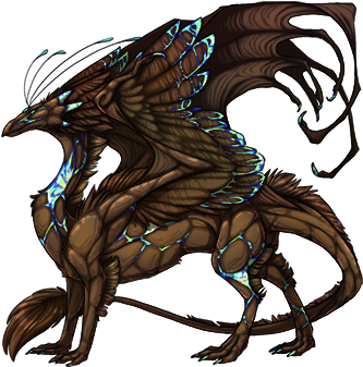 Boulder Opal - Sebastian Michaelis As A Dragon (350x350), Png Download