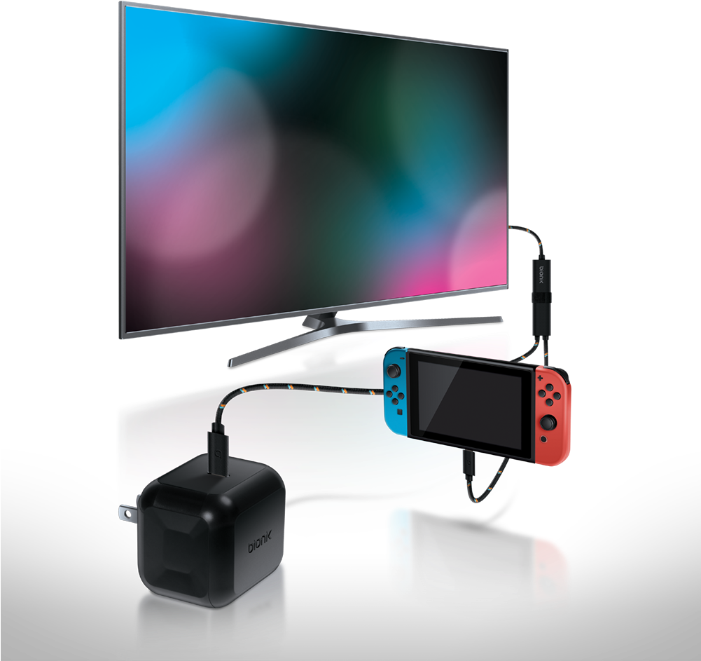 Tv Lynx™ For Nintendo Switch Tv Connect And Charge - Television (1000x1000), Png Download