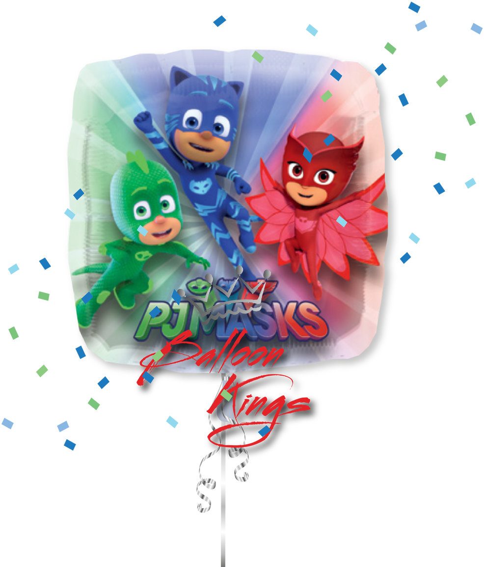 Pj Masks - Pj Masks Balloons Foil (1280x1280), Png Download