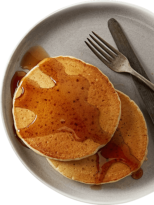 About - Pancake Top View Png (531x708), Png Download