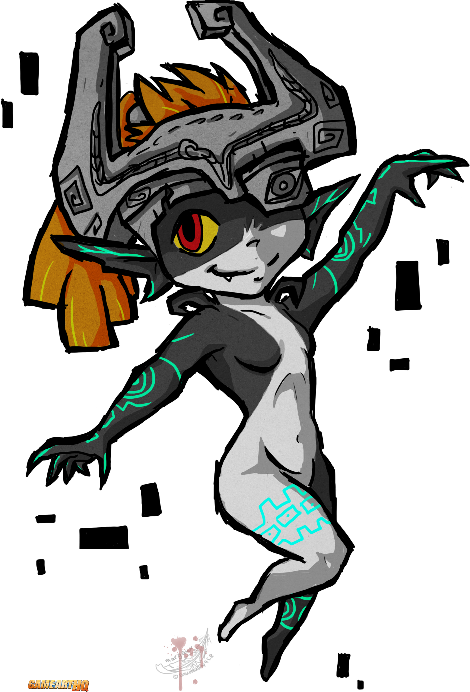 Legend Of Zelda Wind Waker Drawing - The Legend Of Zelda (1634x2392), Png Download