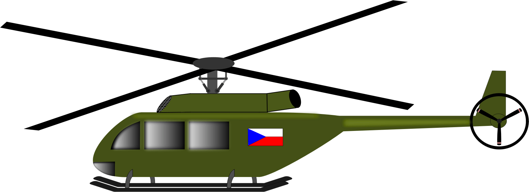 Military Helicopter Aircraft Boeing Ch-47 Chinook - Army Helicopter Clipart Png (935x340), Png Download