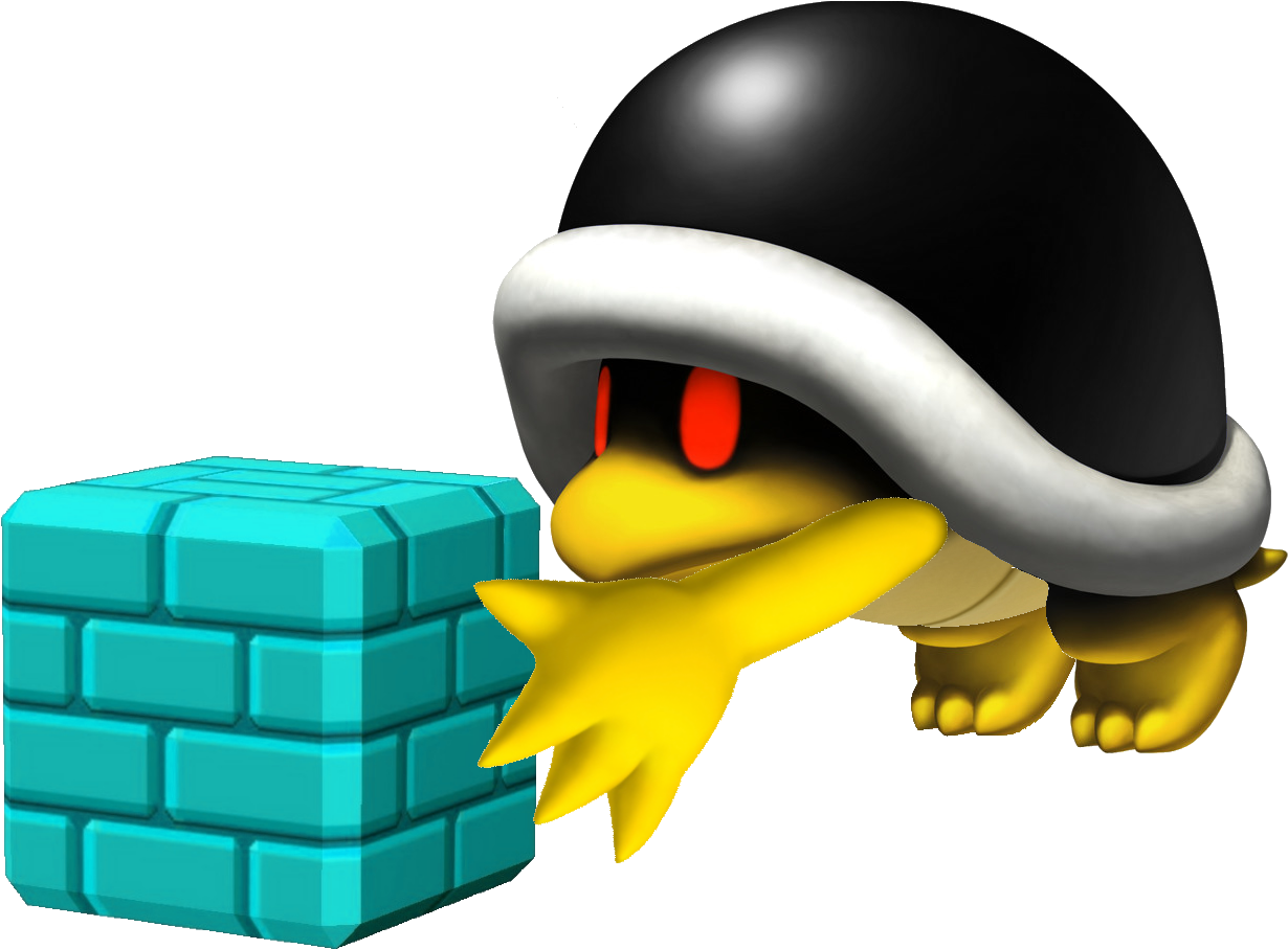 Buster Beetle Sm3dw - Super Mario Bros 3 Buster Beetle (1288x959), Png Download