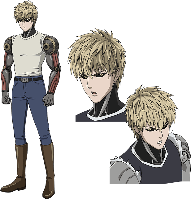 Genos Kinda Eh On That Arm Design Tho - One Punch Man Genos Character (770x700), Png Download