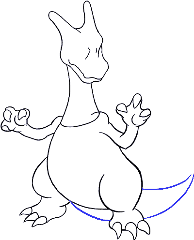 Graphic Library Download How To Draw Charizard Step - Charizard (678x600), Png Download