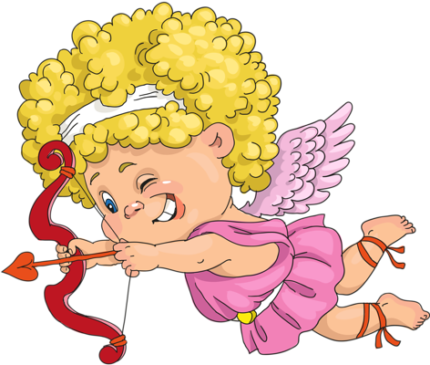 Half Life Clipart Cupid - Cupid (500x431), Png Download