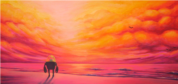 Daybreak [2009]- By Jason Hawk - Painting (600x400), Png Download