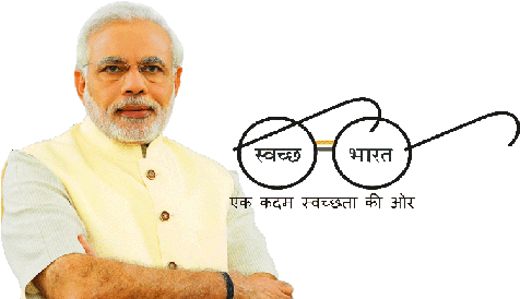 Swachh Bharat Abhiyaan - Swachh Bharat Narendra Modi (500x279), Png Download
