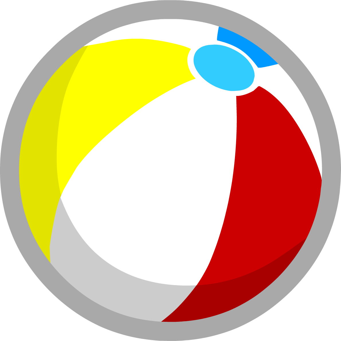 Beach Jam 2013 Emoticons Beach Ball - Beach Ball Emoji Transparent (1190x1190), Png Download