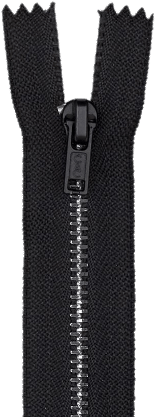 Black Closed Zipper - Zipper (1000x1000), Png Download