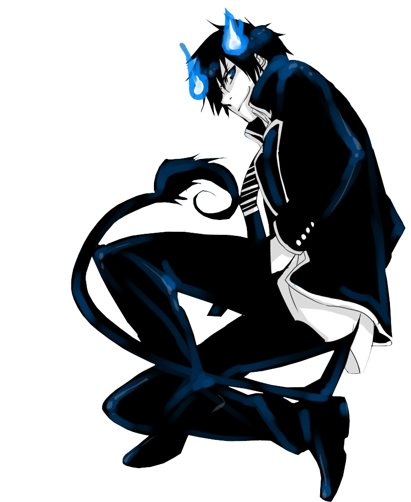 Render Anime - Exorcist Rin (800x1000), Png Download