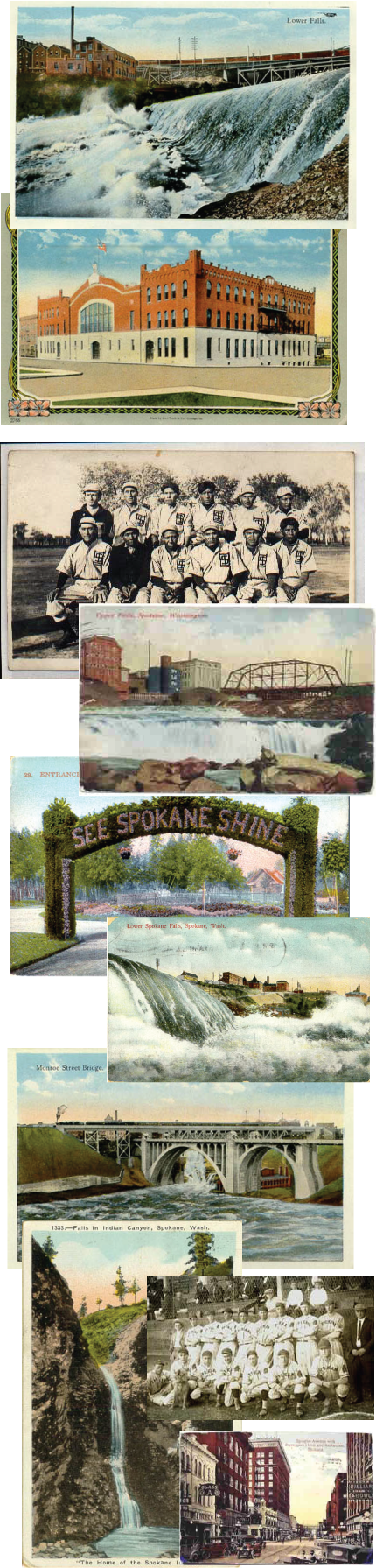 Spokane Is A Beautiful Town So There Was Plenty Of - Artwork (430x1791), Png Download
