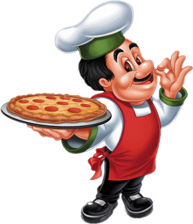 Share This Image - Chef Pizza Png (400x460), Png Download