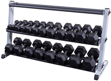 Body-solid Pro Dumbbell Rack - Kettlebell (480x480), Png Download