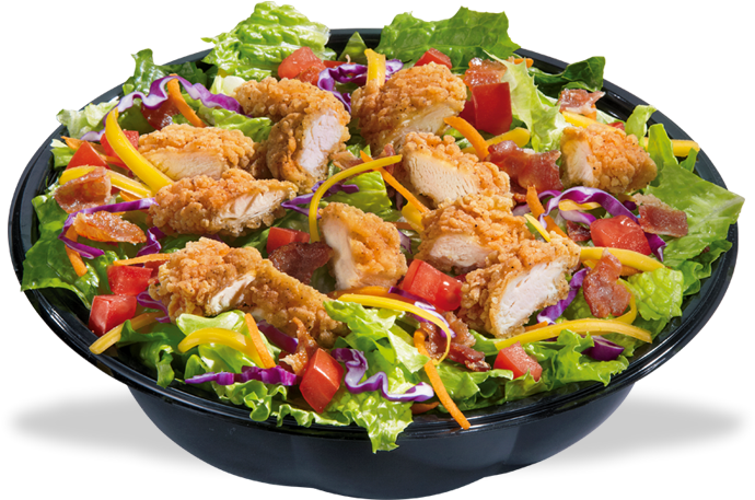Share This Image - Dairy Queen Crispy Chicken Salad (940x456), Png Download