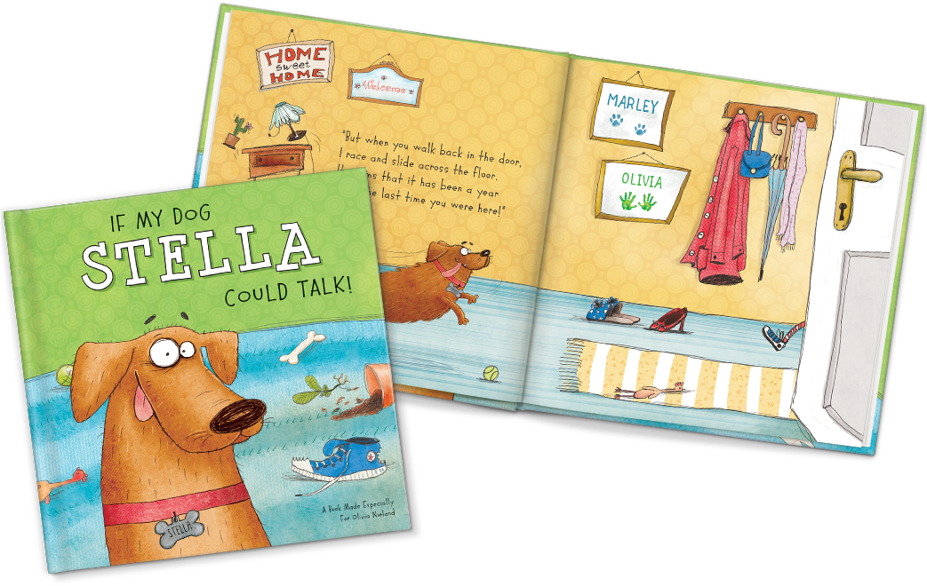 If My Dog Could Talk Storybook - Personalized If My Dog Could Talk Book (1042x725), Png Download