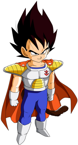 Kid Vegeta - Vegeta De Niño (330x594), Png Download