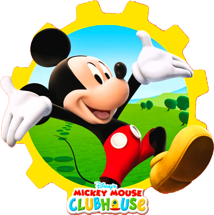 Mickey Mouse Clubhouse Clip Art Mickey Mouse Clubhouse - Club House Mickey Mouse Png (848x849), Png Download