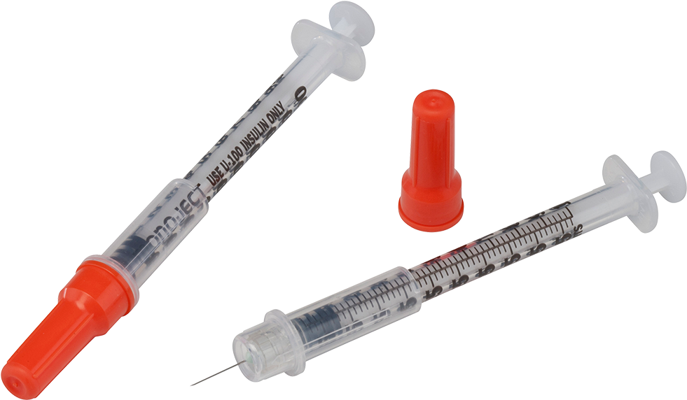 Hypodermic Needle Png Seringue À Insuline 1 2 Ml (1080x1080), Png
