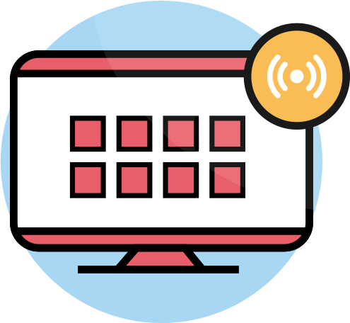 Use The Social Tv For A « Corporate » Presentation (500x500), Png Download