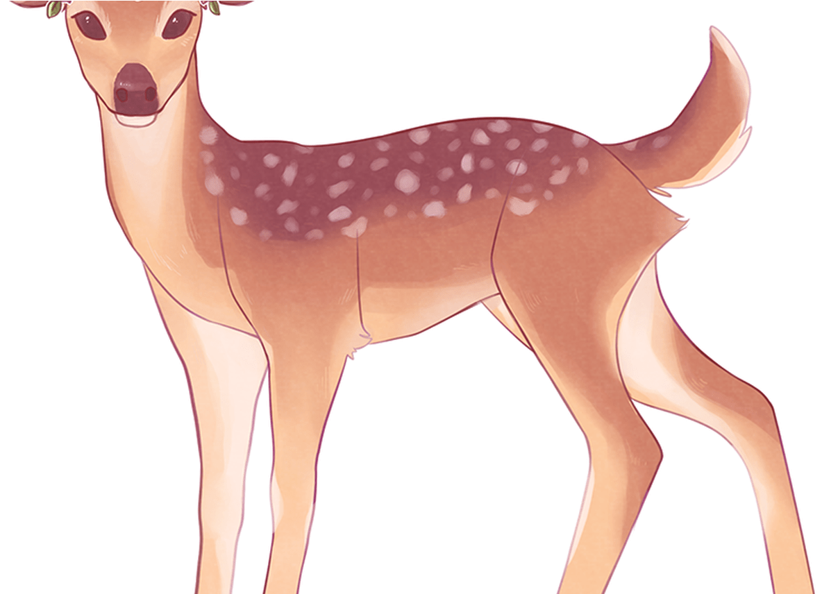 Oh Ma Deer By Fatty Sloth On Deviantart - Reindeer (1368x855), Png Download