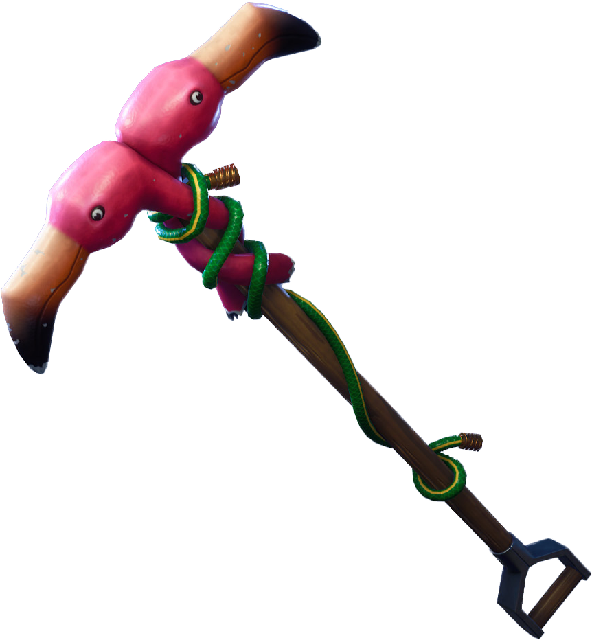 Fortnite Pink Flamingo Png Image - Fortnite Pink Flamingo Pickaxe (1200x1200), Png Download