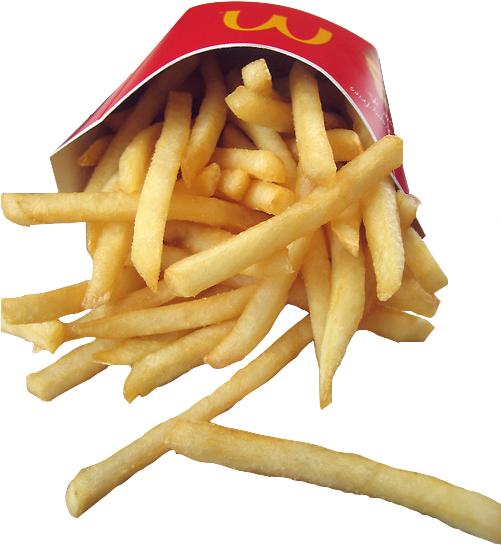 219 Images About Overlays♥ On We Heart It - Transparent Fries (500x667), Png Download