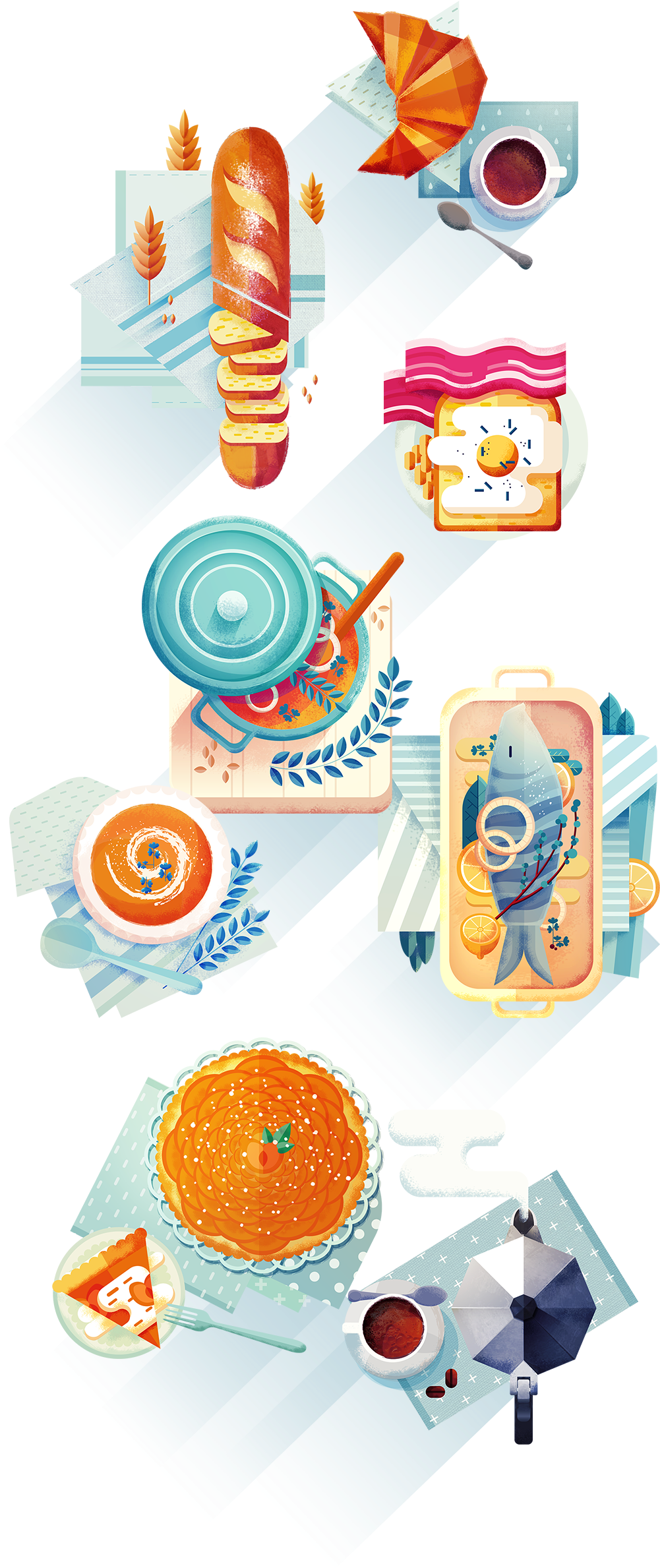 Sony X Α Library On Behance - Illustration (600x1436), Png Download