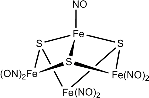 Structure Of Roussin's Black Salt - Roussin's Black Salt (508x338), Png Download