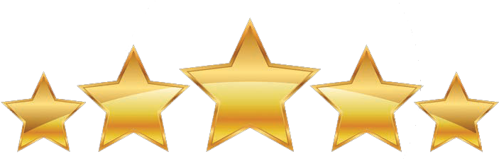 5 Gold Star Png Download - Gold Stars Vector (745x227), Png Download