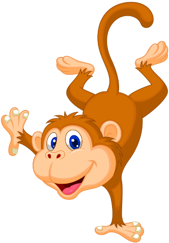 28 Collection Of Monkey Clipart Transparent High Quality - Transparent Background Monkey Clip Art (335x481), Png Download