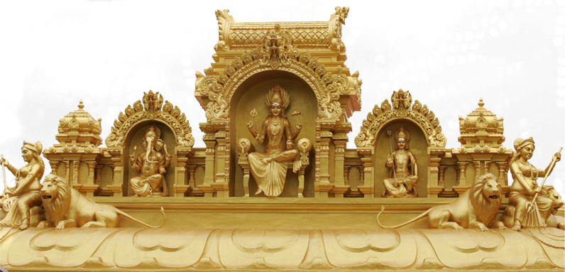 Additions To The Architectural Structure That Beholds - Sree Maha Mariamman Temple Yishun (796x383), Png Download