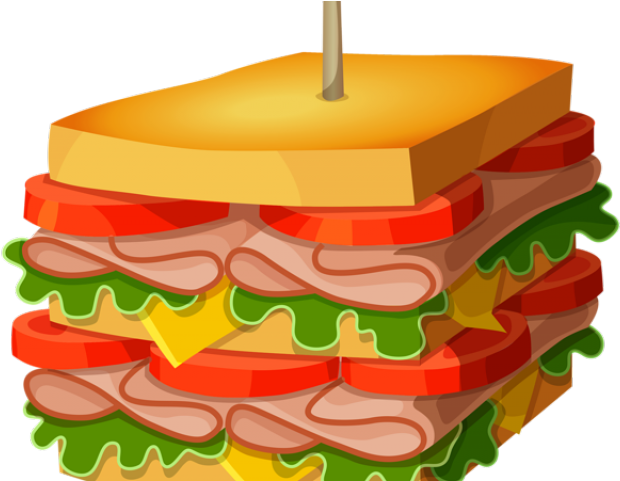 Sandwich Clipart Egg Sandwich - Deli Sandwich Clip Art (640x480), Png Download