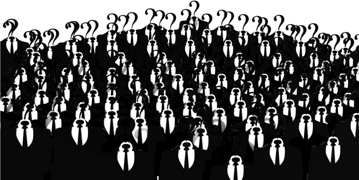 A Member Of The Infamous Hacker Group Known As 'anonymous', - Group Of Anonymous People (1191x670), Png Download