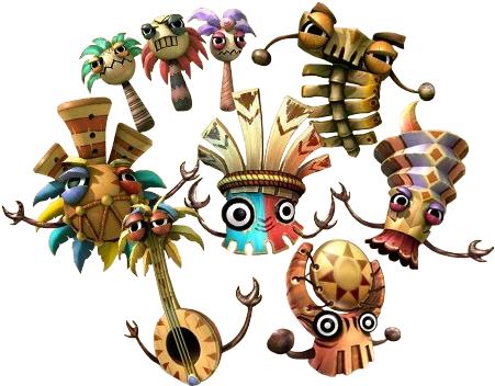 Donkey Kong Country Returns Enemies - Donkey Kong Returns Enemies (482x370), Png Download