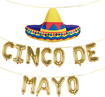 Banner Free Balloons Free Shipping Instaballoons Balloon - 18" Fiesta Fun Party Balloon - Mylar Balloons Foil (360x360), Png Download
