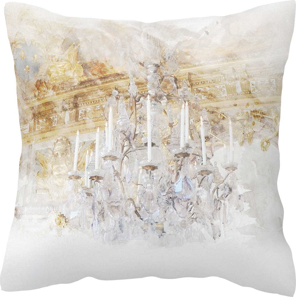 Palace Chandelier Gold - Art (1000x1003), Png Download