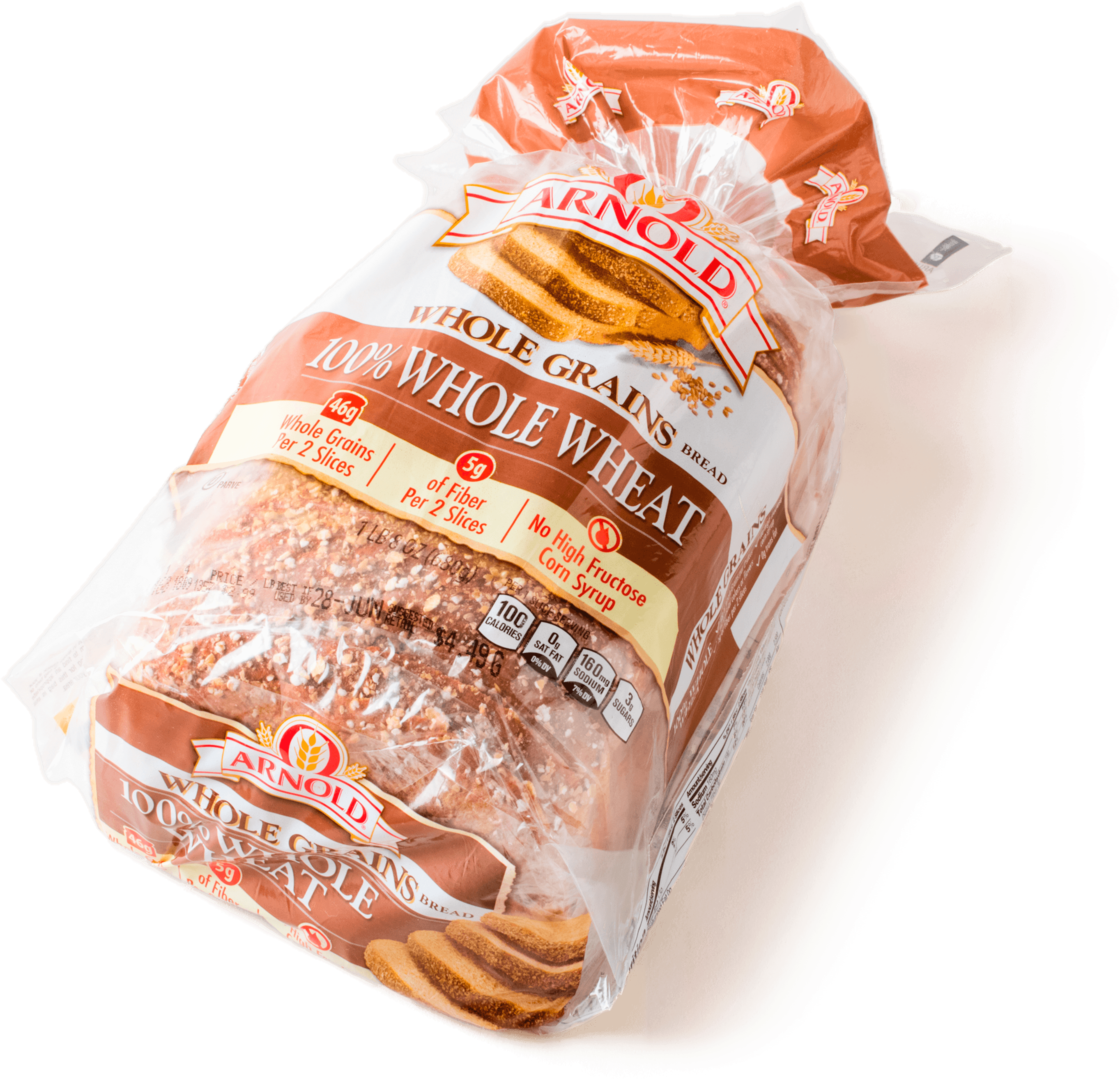 Whole Wheat Bread (3082x3082), Png Download
